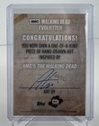 2017 Topps The Walking Dead Evolution Sketch Cards 1 1 Rob Teranishi Sketch