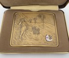 Vintage Pacific Northwest Bell Brass Belt Buckle Qc Tanner Rare