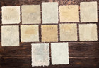 Classic United States Postage Stamps Used Hinged Fancy Cancel Collection Cv 1200