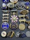 Lot X80 1800s - 1940s Fraternal   Club   Organization Membership Pins Badges