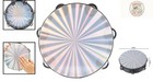 Radiant 8-inch Tambourine With Double Row Jingles - Perfect For Parties   Church