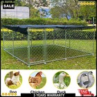 10x10ft Heavy-duty Metal Dog Cage Crate Pet Dog Playpen Kennel Exercise Fence Us