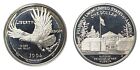 1994 P U s  Veterans Commemorative Proof Silver Dollar 3-coin Set W  Box   Coa