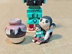 Kachina   Native Pottery Signed Tenorio Miniature Lot