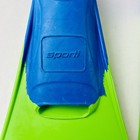 Sporti Essential Floating Swim Fins Size M 5-6   W 6-7 Green   Blue