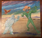 1964 Milton Bradley Jigsaw Puzzle  4427 Creatures From The Outer Limits Complete