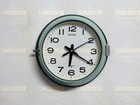 Rare Seiko Japan Quartz Wall Clock     Classic Green Metal Frame     Vintage Look