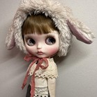 Custom Icy Doll Wig - Handcrafted Ooak Art Doll With Open Mouth