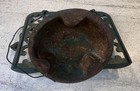Vintage Cast Iron Metal Kitchen Recipe Stand Cook Book Holder Stand Antique Rare