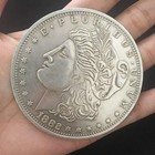 Blue-ther Jumbo Copper Morgan Dollar  7cm  Stage Magic Tricks Coin Magic Props