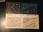 Vintage Craftaid Leather Template No  3610 Billfold Pattern Flower Name Pattern 