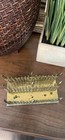 Vintage Midcentury Brass Letter Holder