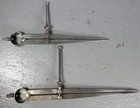 Vintage Pair 8    10  L s  Starrett Spring Dividers Athol   Mass U s a Graphics