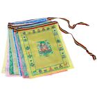 Tibetan Buddhist Prayer Flags 20pcs Outdoor Meditation Traditional 11x14 Inches