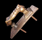 Antique  Hand And Ball Door Knocker Solid Brass Bronze Finish