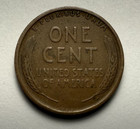 1909 Vdb Lincoln Head Wheat Penny One Cent Copper Coin Average Circulated V d b 