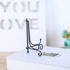  4 Pack  Iron Display Stand  Black Iron Easel Plate Display Photo Holder Stand