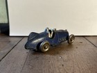 Rare Vintage Hubley Blue Cast Iron Fish Tail No  5 Racer Toy