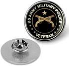 Silver Us Army Military Police Veteran Lapel Pin Veteran Tie Suit Shirt Pinback