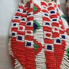 Pair Of Antique 1900 s Sioux Indian Beaded Sinew Sewn Hide Moccasins 10 