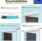 38 x84  Vinyl Strip Climate Control Curtain Kit slide-in Strips Perfect Freezers