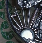 Silver Eagle 1 Oz Usa American Usa Dollar Cut Coin Money Clip Jewelry 