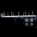 Us Stock 1 14 2axle Rc Tractor Flatbed Semi Trailer Truck For Diy Tamiya Model