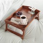 22  X 14  Wood Signature Bed Tray - Threshold