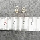 6pcs Of 925 Sterling Silver Cord End Caps W  Loop For Pearl Jewelry Findings