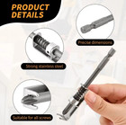 1pc Silver Anti Drop Screw Holder Drill Bit Phillips Clamp Tool Set - New