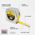 25 Ft Tape Measure 4 Pack Heavy Duty Measuring Tool With Blade Lock