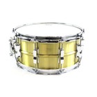 Ludwig Lb654b Acro Brass 6 1 2 X 14 Snare Drum  bargain  Stock Keystone Badge