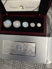 2003  999 Silver Maple Leaf Hologram 5 Coin Set In Box W  Coa