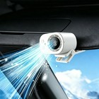 2026 Car Clip On 360   Air Conditioner Fan With Led Display usb Rechargeable Fan