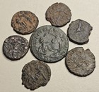 Lot Of 7 Roman Imperial Coins  battles On Reverse 