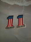 Lot Of 2vintage Harley Davidson Motor Cycle Decal Helmet Mirror Sticker  1 Kodak