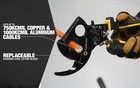 Southwire Ratcheting Cable Cutter Hardened Steel Copper Aluminum Wire Tool