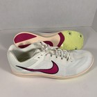 Nike Zoom Rival Track   Field Distance Spikes Sail Pink Dc8725-101 Size 10 5 New