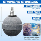 10 Pcs Air Stones 2 Inch For Aquariums  Ponds  Hydroponics  Ball