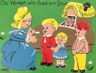 Sifo Vtg Wood Wooden Tray Puzzle Old Woman Who Lived In A Shoe 11m6 23 Pieces