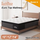 10  12  14  Gel Memory Foam Mattress Twin Full Queen King Hybrid Spring In A Box