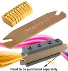 Spb26-3 26mm Parting Grooving Cut-off Tool Holder W  10pcs Gtn-3 Sp300 Inserts