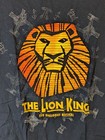 Disney The Lion King Broadway Musical Black Short Sleeve Men T Shirt Size Medium