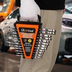 New 12-piece Metric Ratcheting Flex Head Combination Wrench Tool