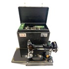 Singer Featherweight 221 Sewing Machine 1938 Scroll Plate With Case   New Pedal