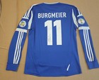 Liechtenstein Game Worn   Signed Football Jersey - Burgmeier