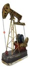 Western Rustic Bronze Finish Nodding Donkey Pumpjack Oil Derrick Rig Figurine