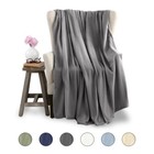 Soft Plush Microfleece Blanket Lightweight All Season Warm Cozy Throw Beds New