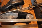 Antique Ving  Speed Racing Ice Skates Size 44 Nice Blades With Blade Guards  Ice