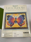 Wonderart Kristi Yarn Latch Hook Butterfly Rainbow Puppy Swan Sealed Lot 4 Kits